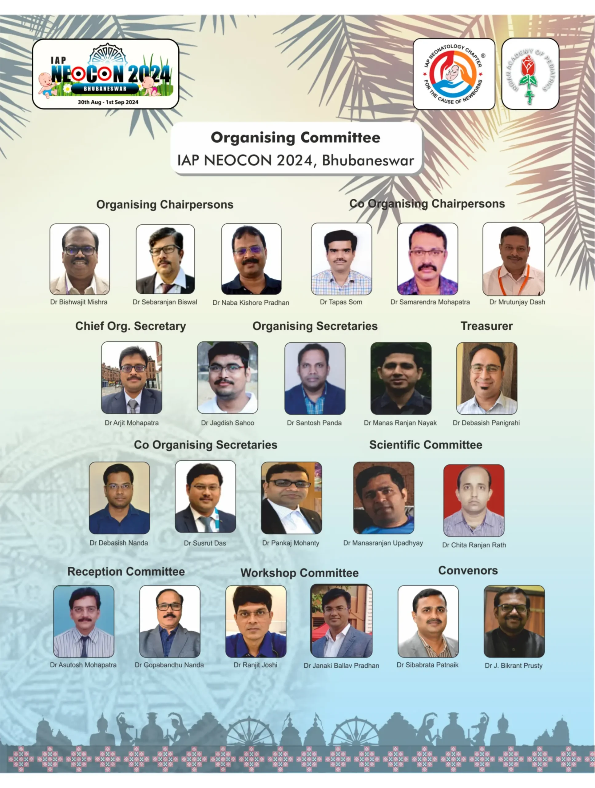 Committee IAP Neocon 2024 Bhubaneswar